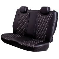 Чехлы Премиум Экокожа Байрон Ромб на Nissan Sentra 7 (B17) 2012-2017 г.в.