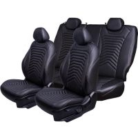 Чехлы Премиум Экокожа Байрон Президент|Жук на Nissan Sentra 7 (B17) 2012-2017 г.в.