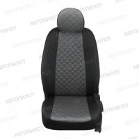 Чехлы Автопилот Алькантара Ромб на Renault Dokker 40/60 (2012+)