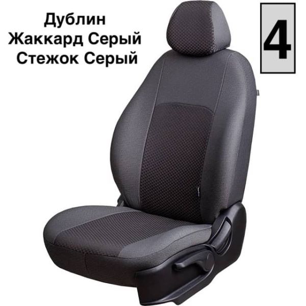 Чехлы Жаккард на Renault Dokker 40/60 (2012+)